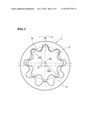 PUMP ROTOR AND INTERNAL GEAR PUMP USING THE SAME diagram and image