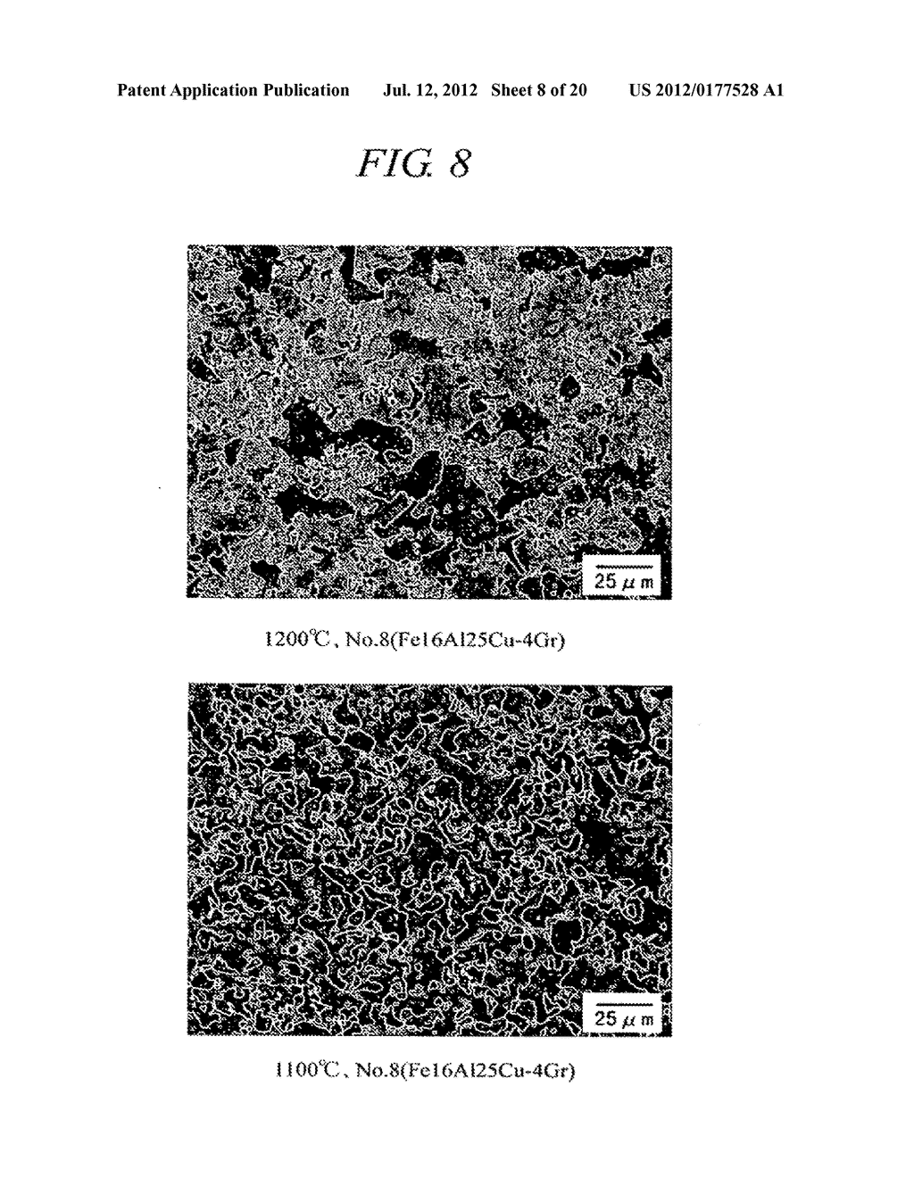 SINTERED MATERIAL, FERROUS SINTERED SLIDING MATERIAL, PRODUCING METHOD OF     THE SAME, SLIDING MEMBER, PRODUCING METHOD OF THE SAME AND COUPLING     DEVICE - diagram, schematic, and image 09