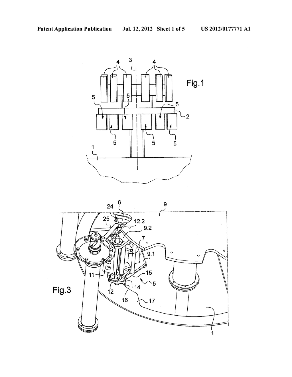 Device for blow-molding containers - diagram, schematic, and image 02