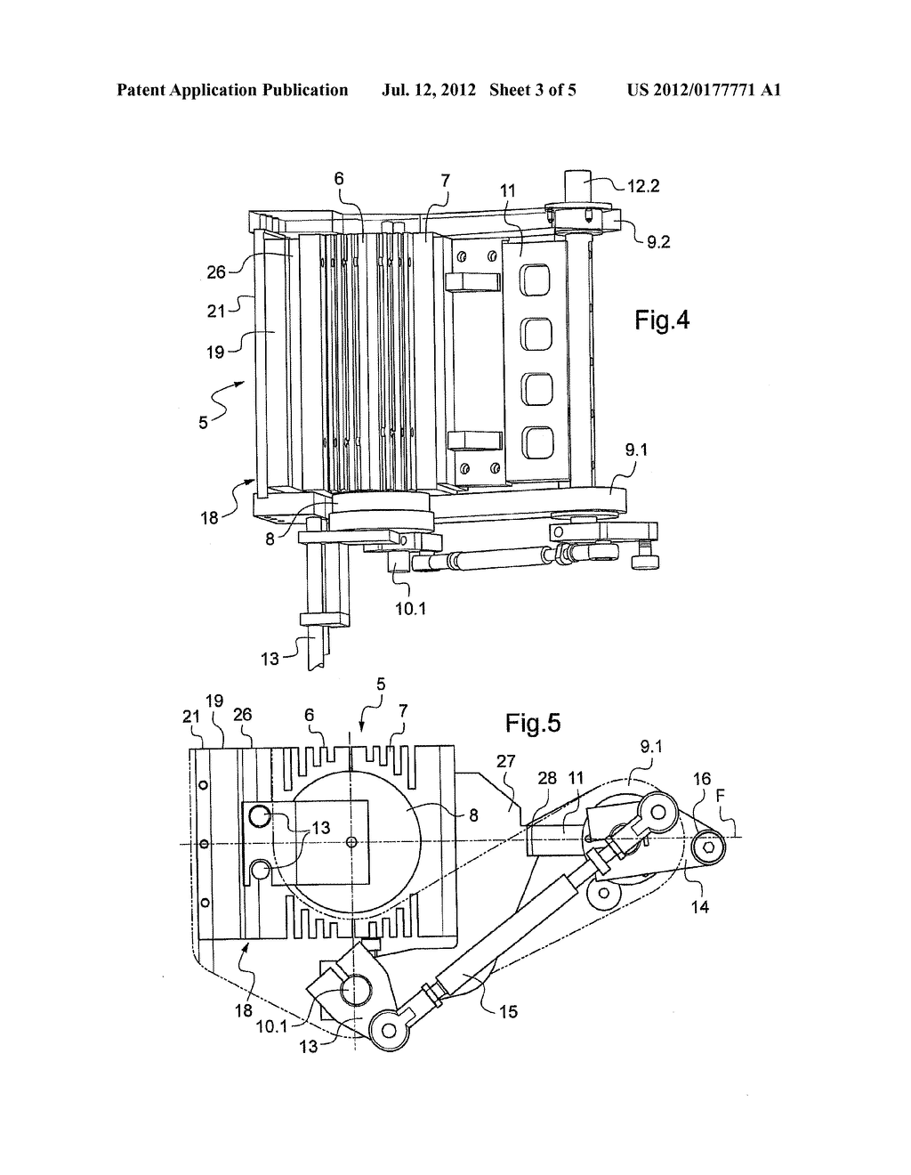 Device for blow-molding containers - diagram, schematic, and image 04