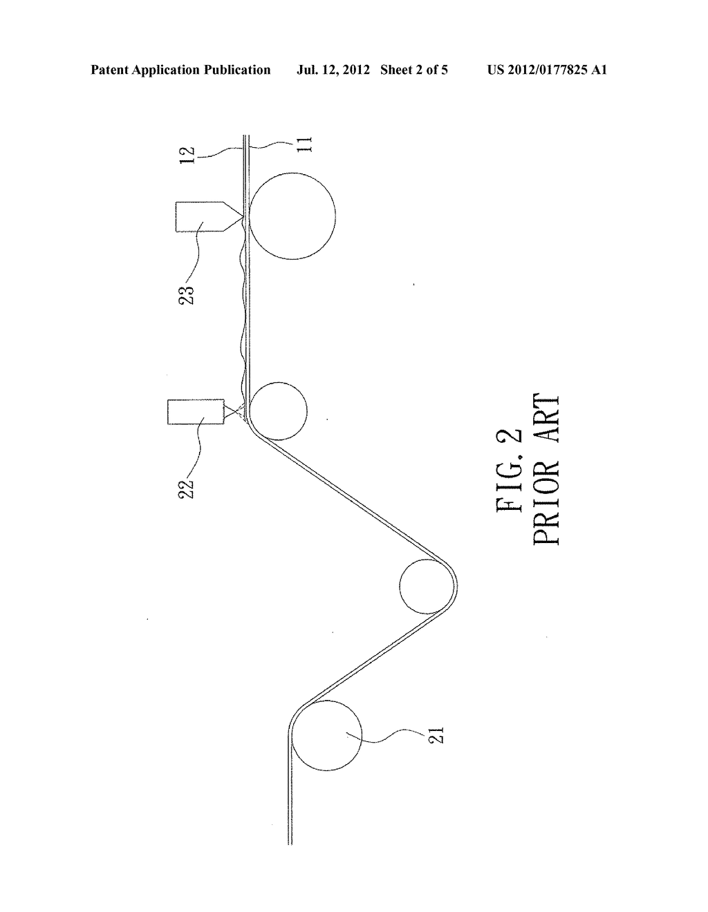 METHOD OF COATING A FABRIC USING A BLADE-COATING DEVICE - diagram, schematic, and image 03