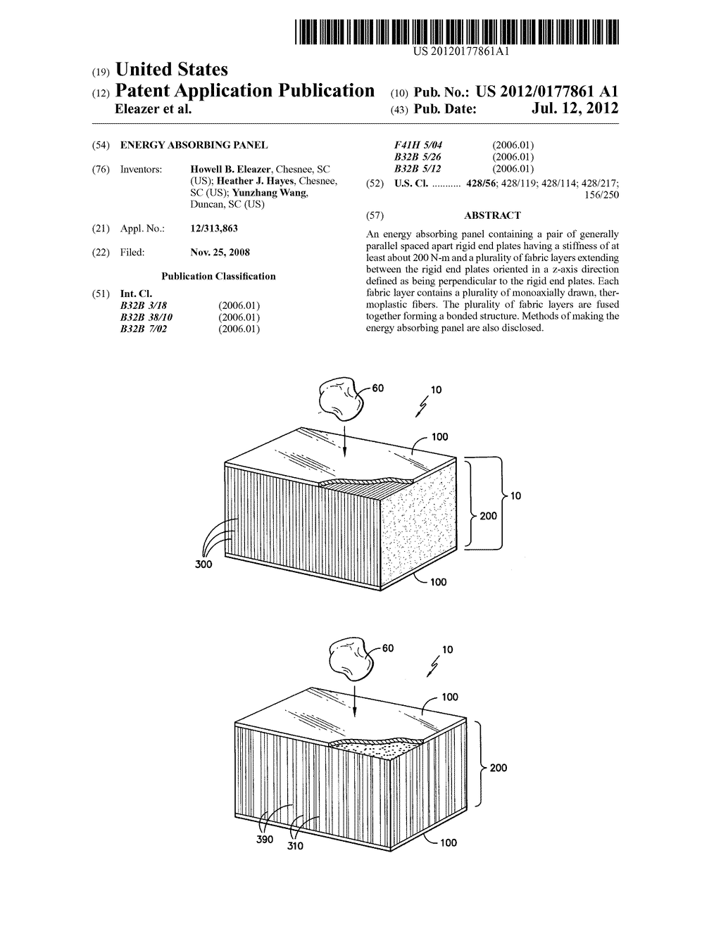 Energy absorbing panel - diagram, schematic, and image 01