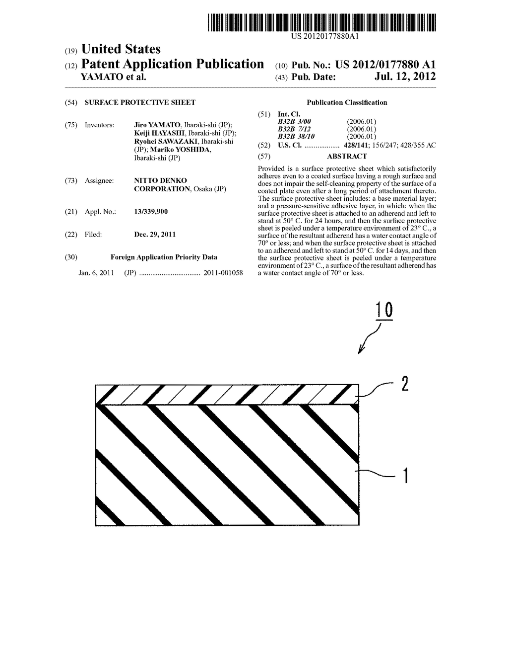 SURFACE PROTECTIVE SHEET - diagram, schematic, and image 01