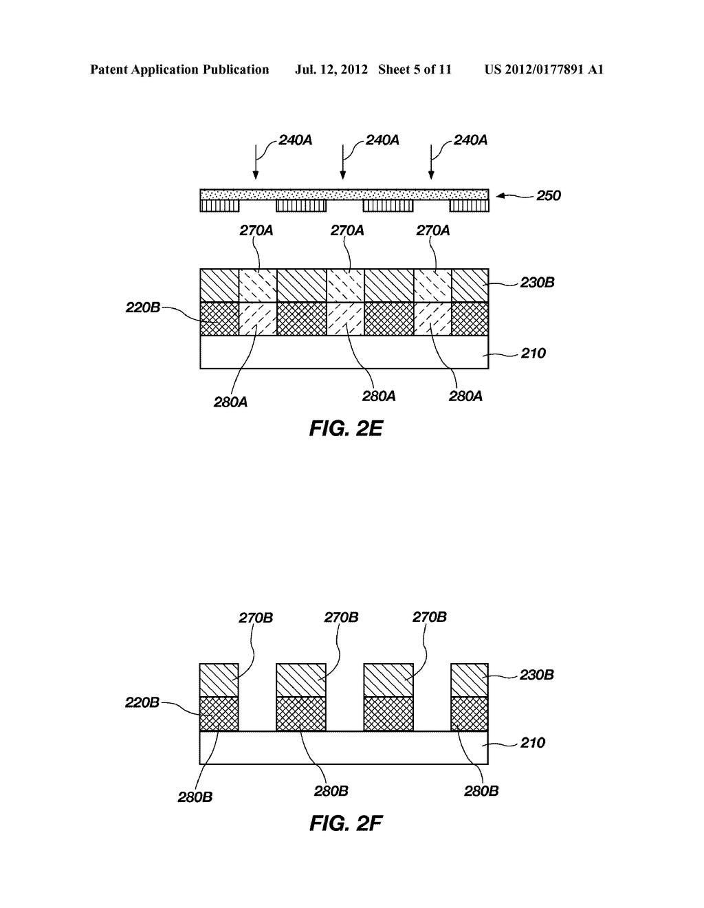 METHODS OF FORMING A PATTERNED, SILICON-ENRICHED DEVELOPABLE     ANTIREFLECTIVE MATERIAL AND SEMICONDUCTOR DEVICE STRUCTURES INCLUDING THE     SAME - diagram, schematic, and image 06