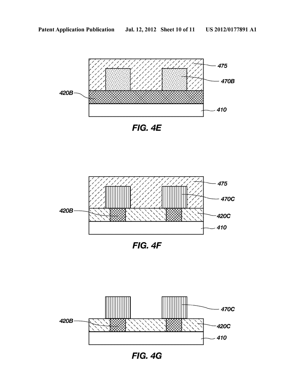 METHODS OF FORMING A PATTERNED, SILICON-ENRICHED DEVELOPABLE     ANTIREFLECTIVE MATERIAL AND SEMICONDUCTOR DEVICE STRUCTURES INCLUDING THE     SAME - diagram, schematic, and image 11