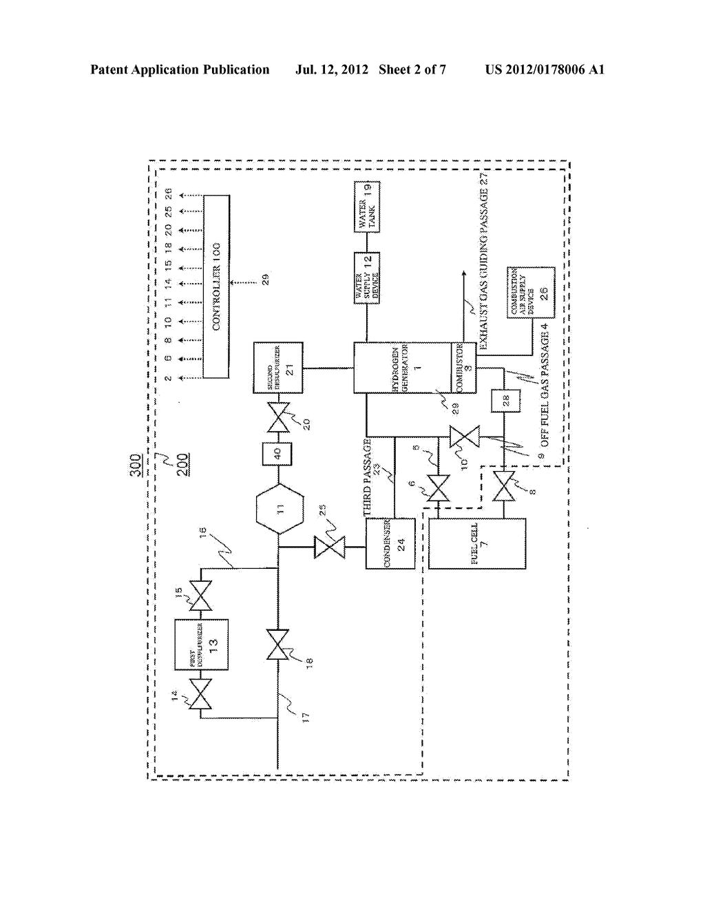 HYDROGEN GENERATION APPARATUS, FUEL CELL SYSTEM, AND HYDROGEN GENERATION     APPARATUS OPERATION METHOD - diagram, schematic, and image 03