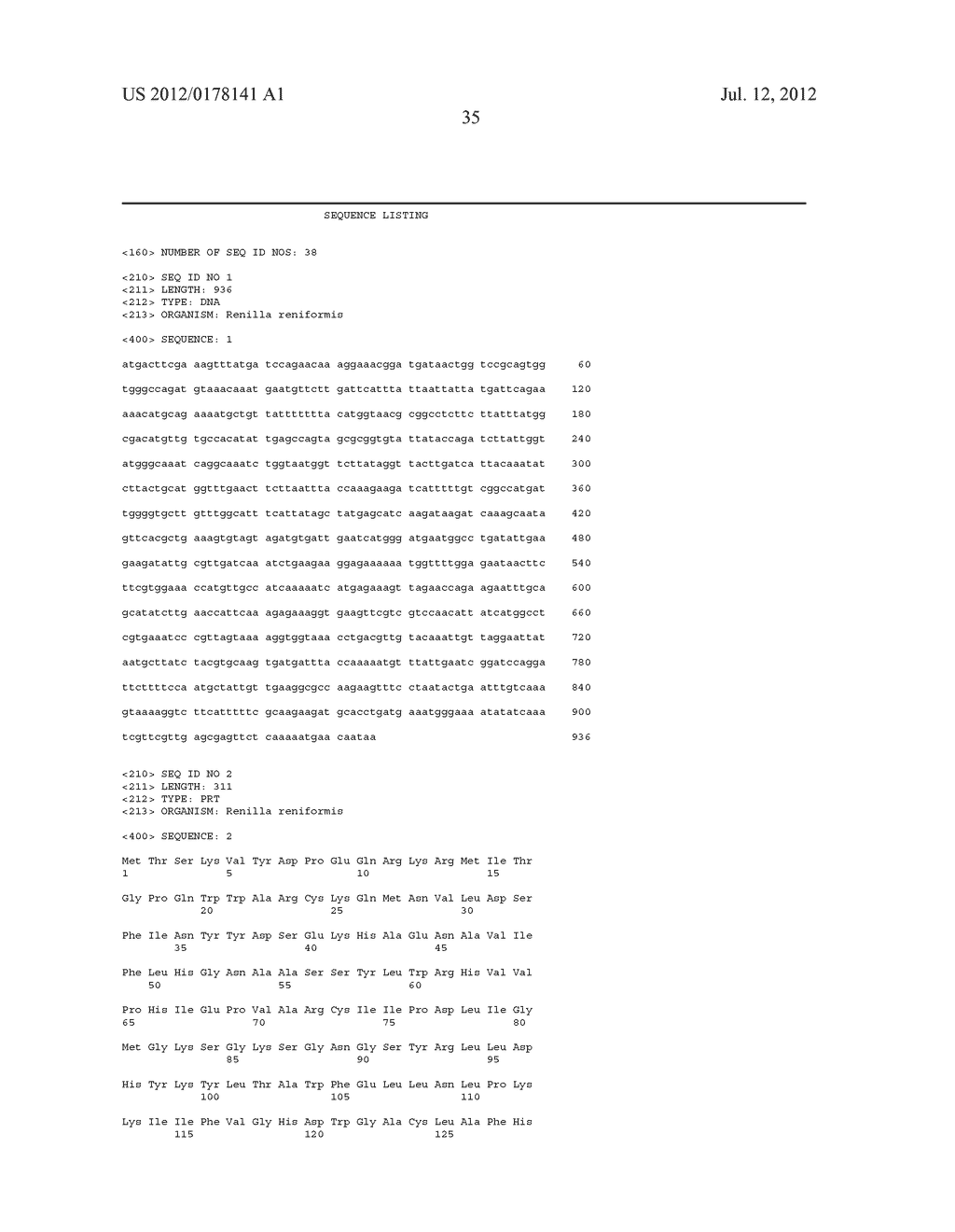 LUCIFERASES AND METHODS FOR MAKING AND USING THE SAME - diagram, schematic, and image 48