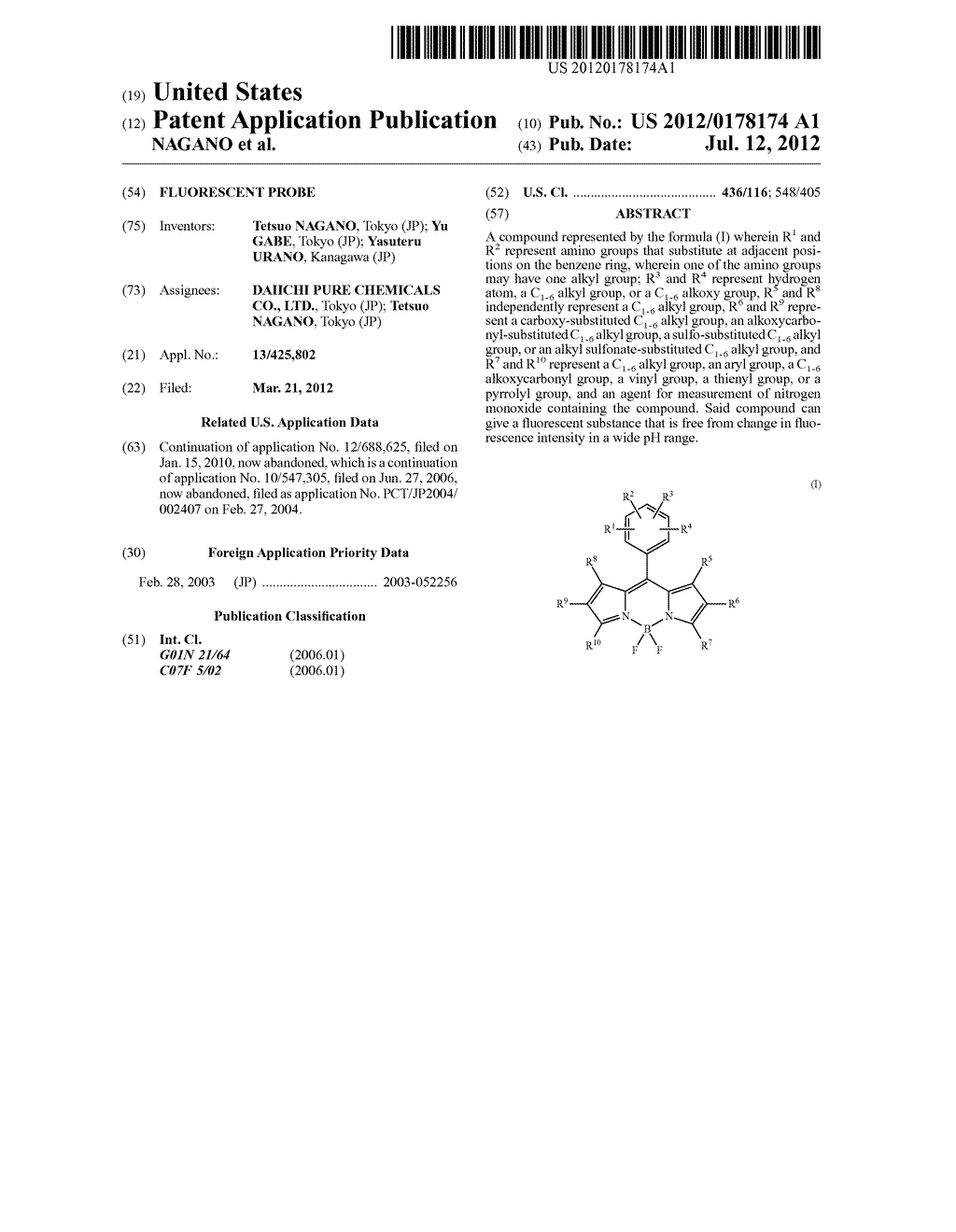 FLUORESCENT PROBE - diagram, schematic, and image 01