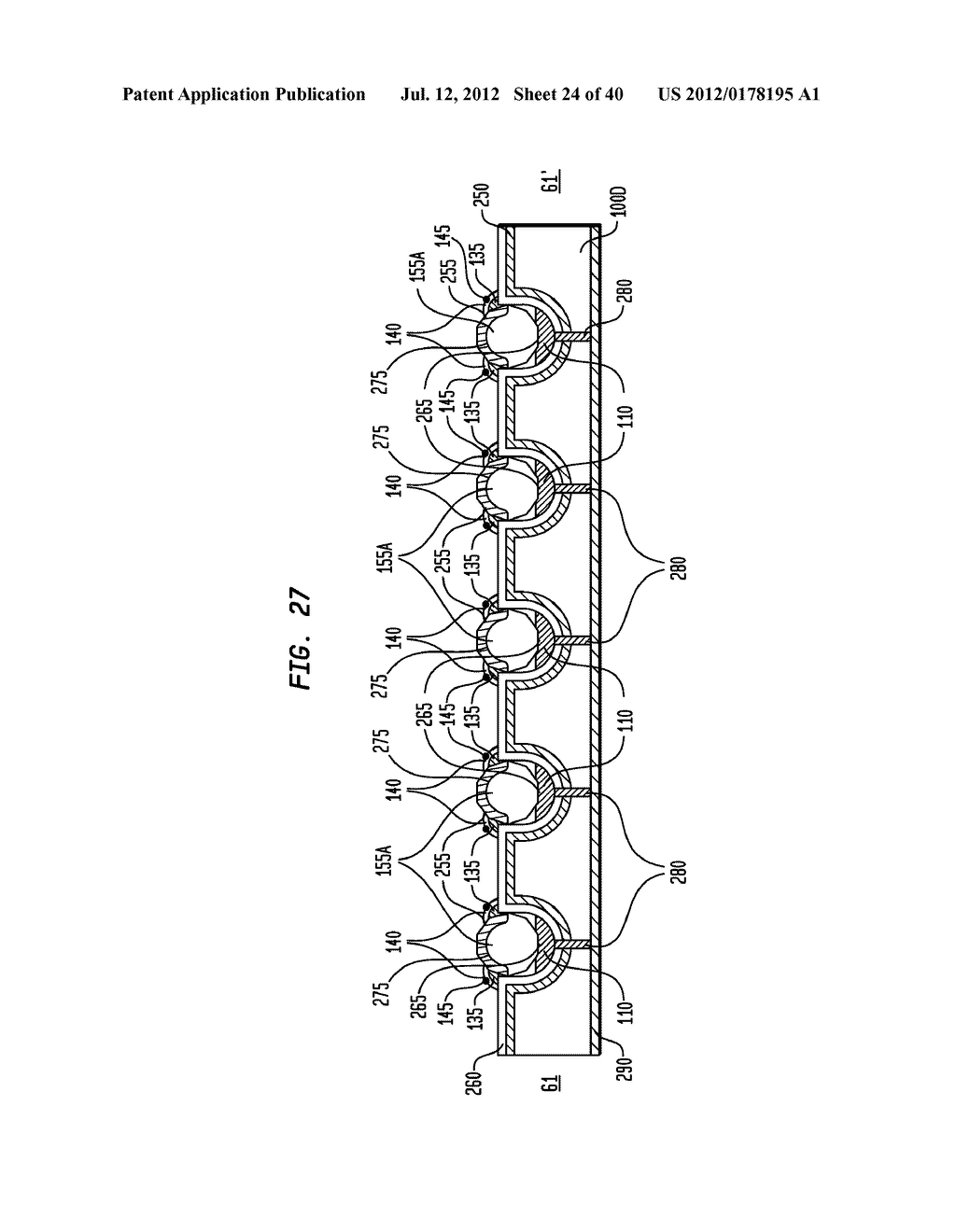 Method of Manufacturing a Light Emitting, Photovoltaic or Other Electronic     Apparatus and System - diagram, schematic, and image 25