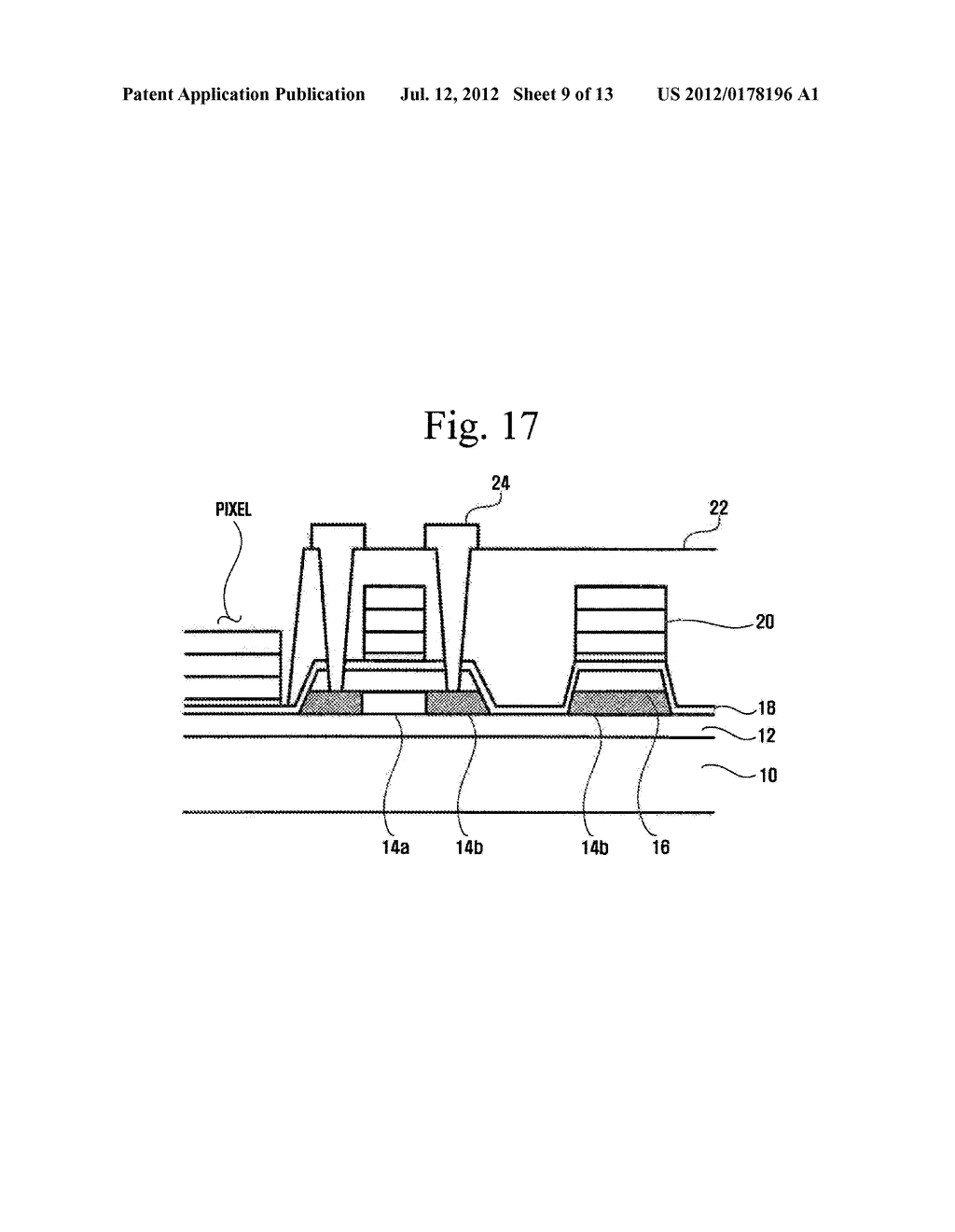 METHOD OF MANUFACTURING ORGANIC LIGHT-EMITTING DISPLAY DEVICE - diagram, schematic, and image 10