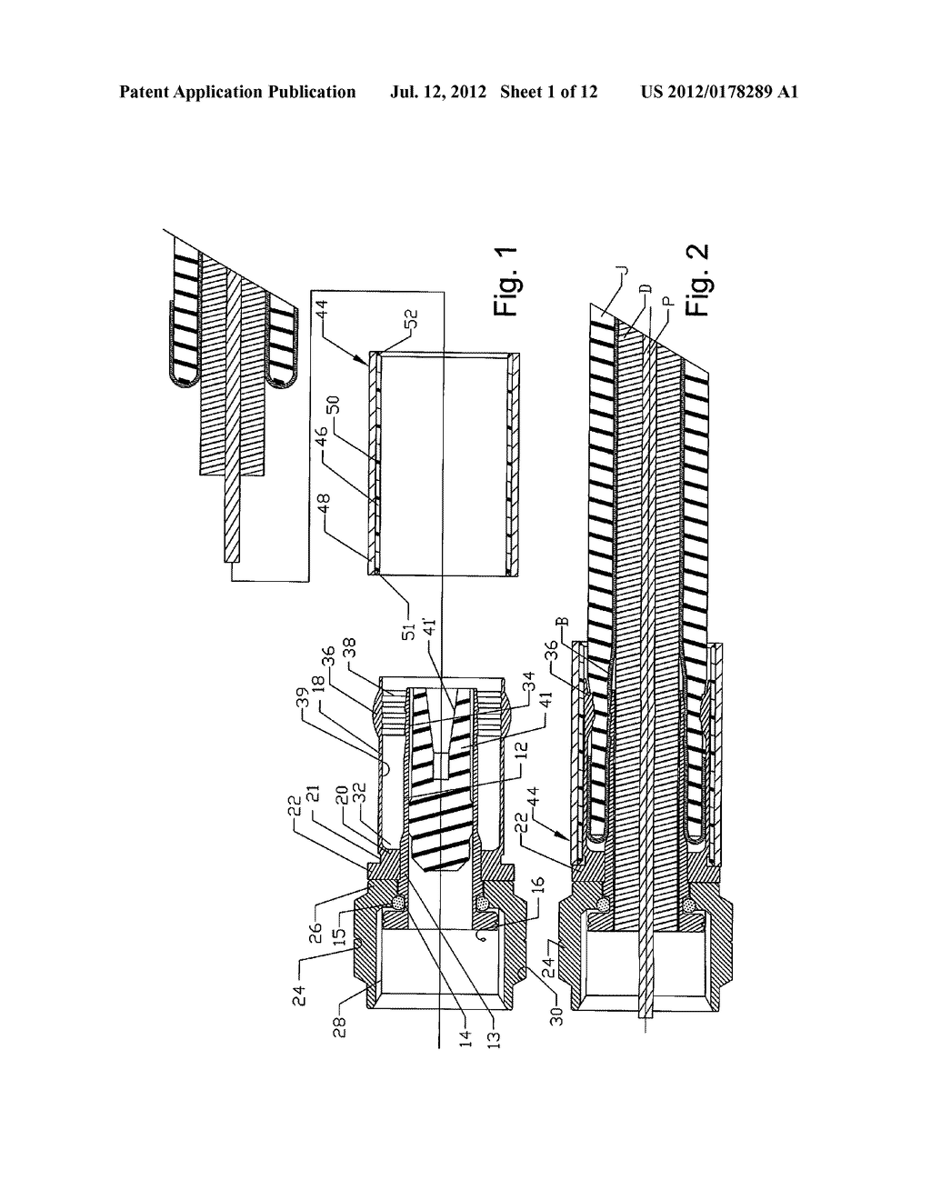 BULGE-TYPE COAXIAL CABLE CONNECTOR WITH PLASTIC SLEEVE - diagram, schematic, and image 02