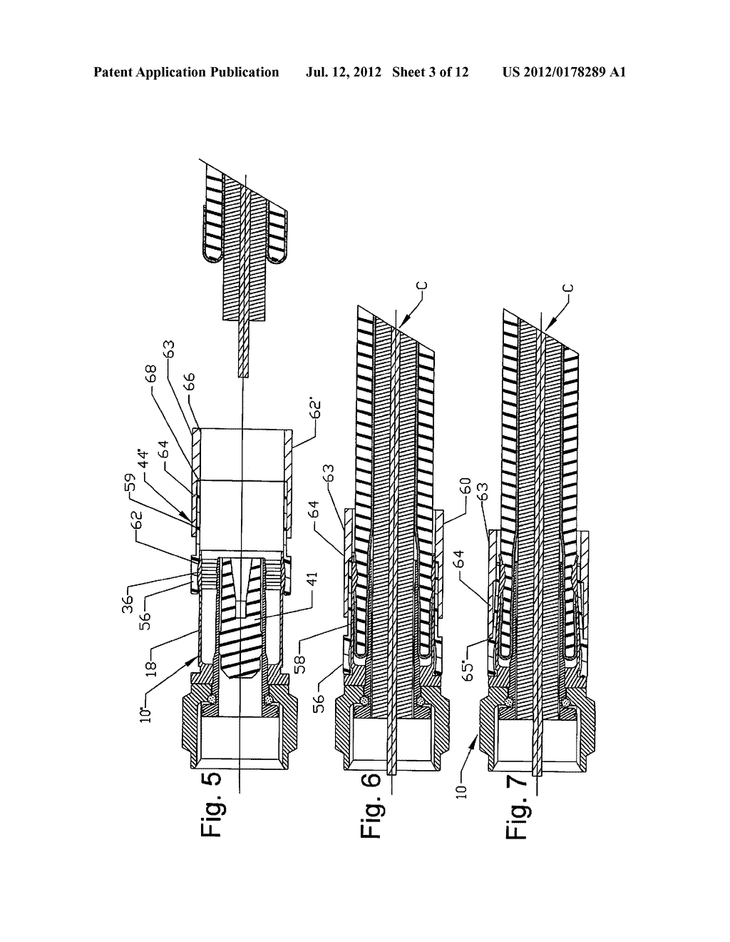 BULGE-TYPE COAXIAL CABLE CONNECTOR WITH PLASTIC SLEEVE - diagram, schematic, and image 04