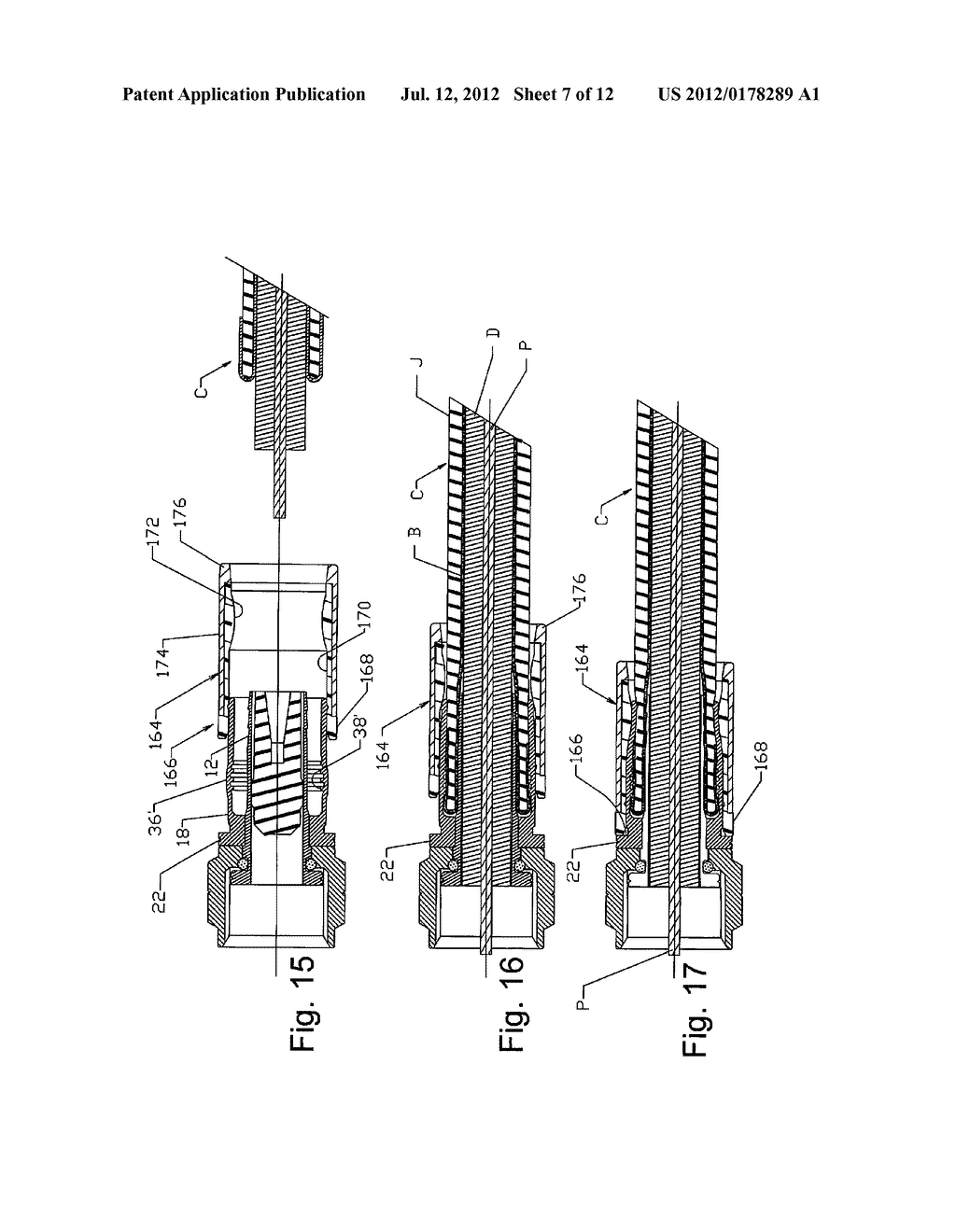 BULGE-TYPE COAXIAL CABLE CONNECTOR WITH PLASTIC SLEEVE - diagram, schematic, and image 08