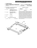 ELECTRICAL CARD CONNECTOR WITH REINFORCED CARD LOCKING diagram and image