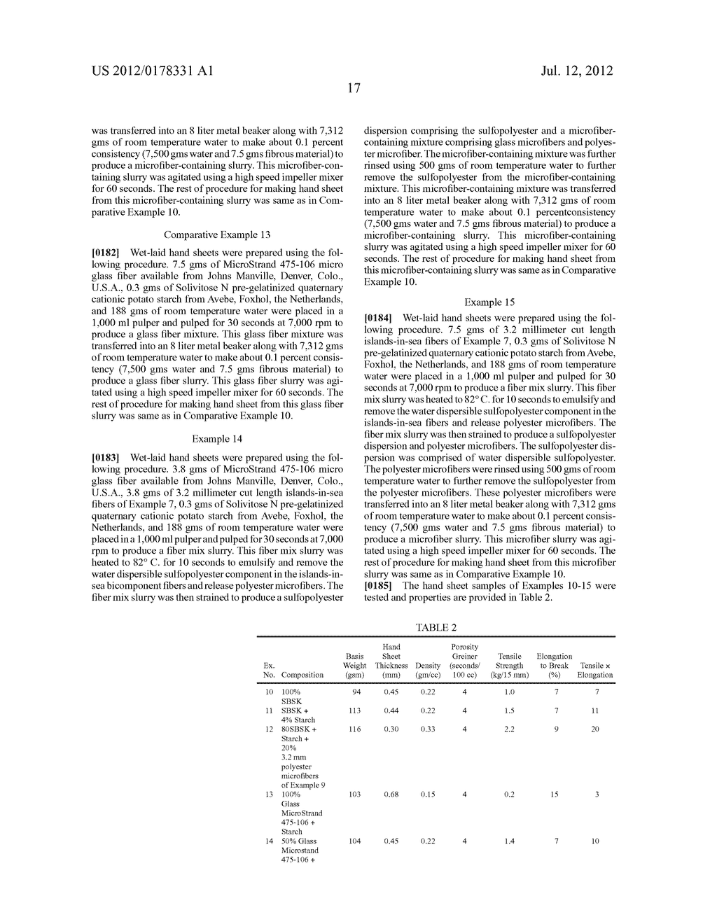 NONWOVEN ARTICLE WITH RIBBON FIBERS - diagram, schematic, and image 20