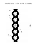 METHOD TO MANUFACTURE REDUCED MECHANICAL STRESS ELECTRODES AND MICROCAVITY     PLASMA DEVICE ARRAYS diagram and image