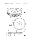 Abrasive wheel with closed profiles in cutting surface diagram and image