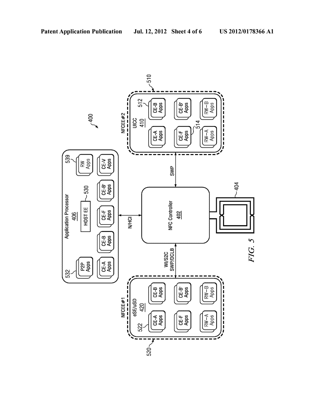 Multiple NFC Card Applications in Multiple Execution Environments - diagram, schematic, and image 05