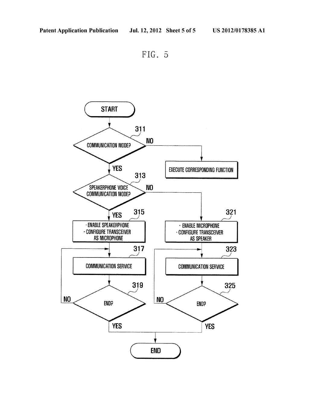 APPARATUS AND METHOD FOR PROCESSING VOICE COMMUNICATION IN MOBILE TERMINAL - diagram, schematic, and image 06