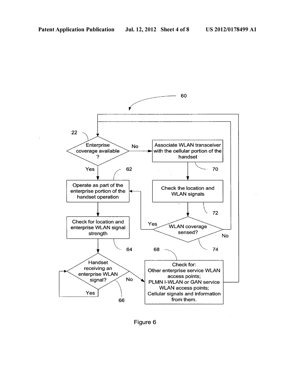 SYSTEM AND METHOD OF HANDSET CONFIGURATION BETWEEN CELLULAR AND PRIVATE     WIRELESS NETWORK MODES - diagram, schematic, and image 05