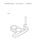 GOLF PUTTER HEAD diagram and image