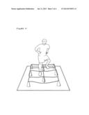Portable soccer foot skill and agility training mat diagram and image