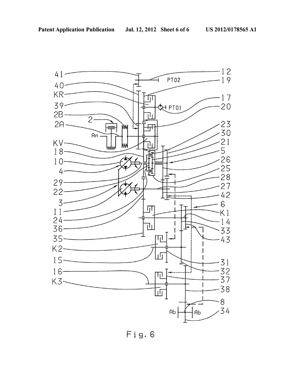 TRANSMISSION DEVICE WITH POWER SPLITTING - diagram, schematic, and image 07