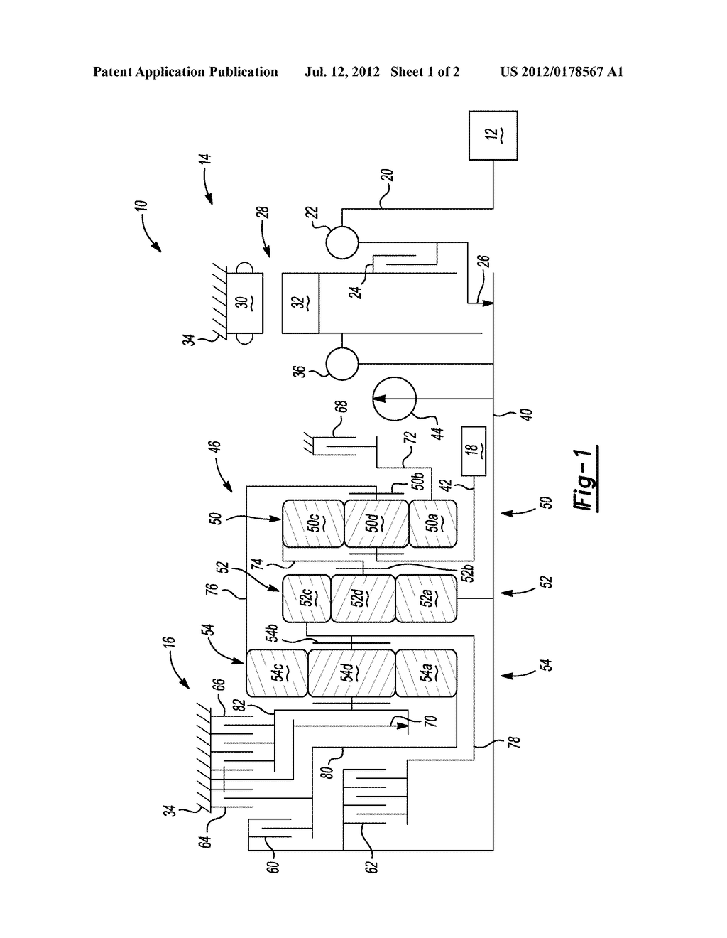 DUAL DAMPER ISOLATION FOR A MOTOR VEHICLE HYBRID POWERTRAIN - diagram, schematic, and image 02