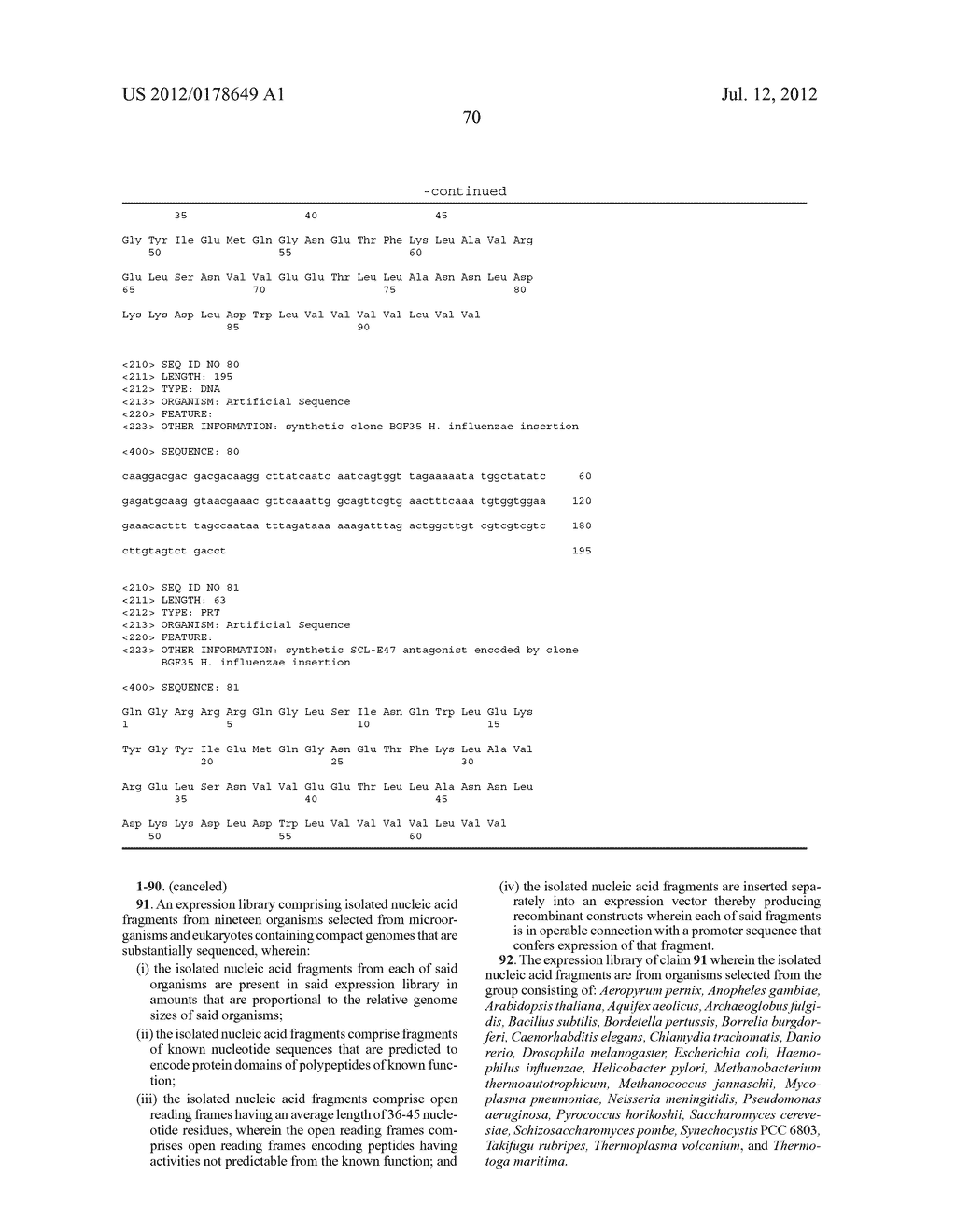 METHODS OF CONSTRUCTING AND SCREENING DIVERSE EXPRESSION LIBRARIES - diagram, schematic, and image 82