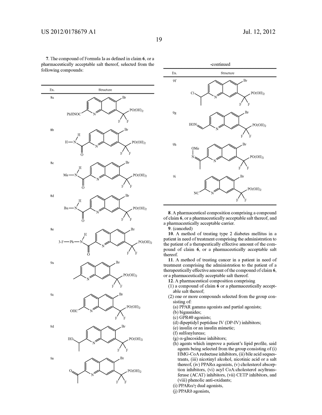 FUSED AROMATIC PTP-IB INHIBITORS - diagram, schematic, and image 20