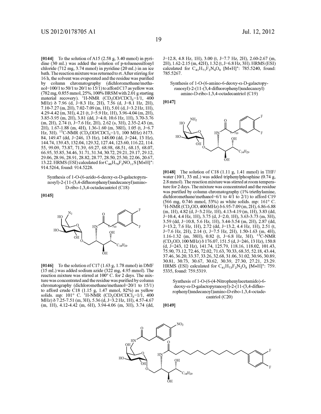 METHODS FOR PREPARATION OF GLYCOSPHINGOLIPIDS AND USES THEREOF - diagram, schematic, and image 29