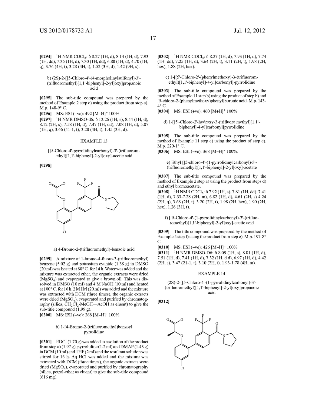 Biphenyloxyacetic Acid Derivatives for the Treatment of Respiratory     Disease - diagram, schematic, and image 18