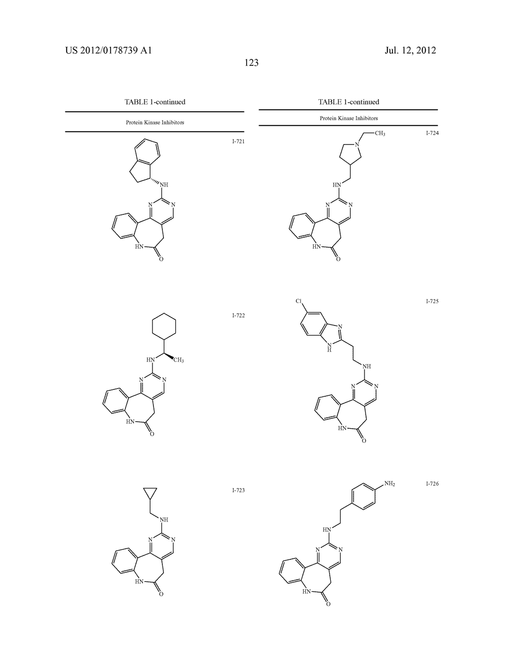 LACTAM COMPOUNDS USEFUL AS PROTEIN KINASE INHIBITORS - diagram, schematic, and image 124