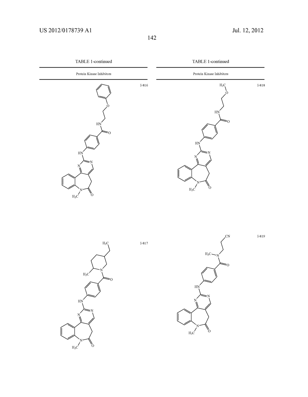 LACTAM COMPOUNDS USEFUL AS PROTEIN KINASE INHIBITORS - diagram, schematic, and image 143