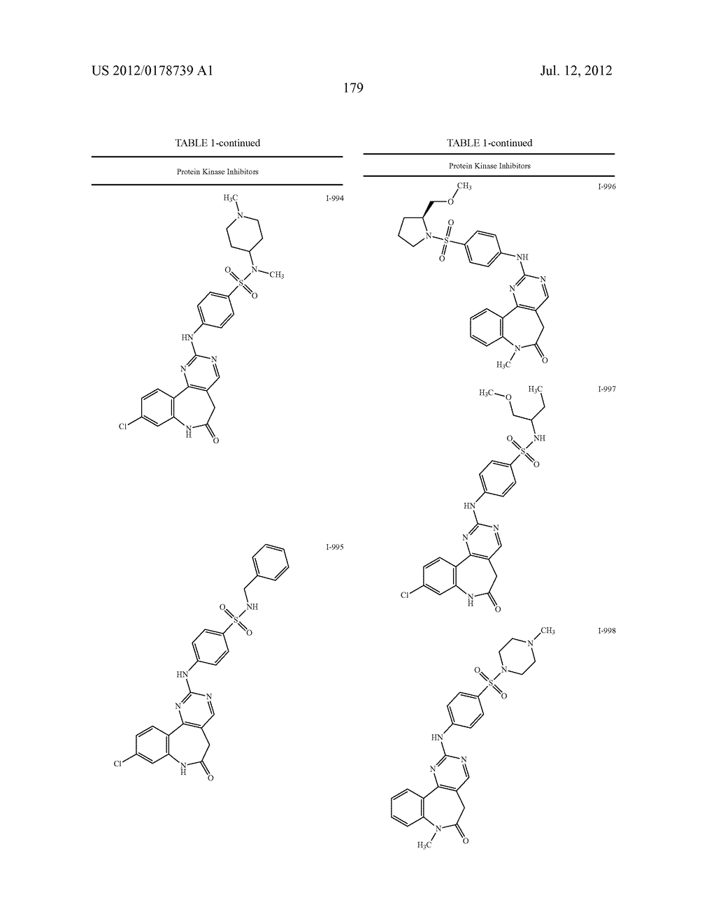 LACTAM COMPOUNDS USEFUL AS PROTEIN KINASE INHIBITORS - diagram, schematic, and image 180