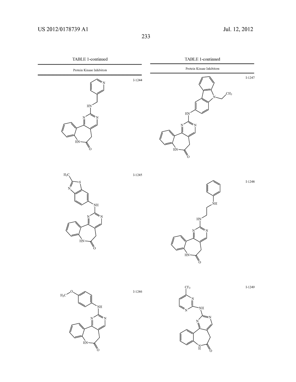 LACTAM COMPOUNDS USEFUL AS PROTEIN KINASE INHIBITORS - diagram, schematic, and image 234