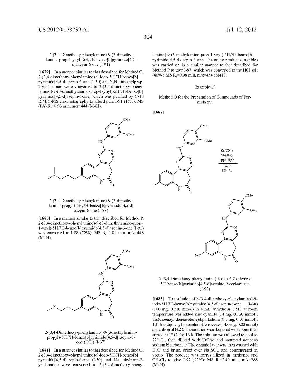 LACTAM COMPOUNDS USEFUL AS PROTEIN KINASE INHIBITORS - diagram, schematic, and image 305