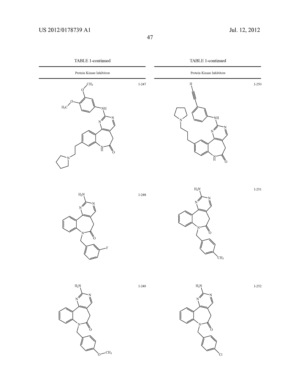 LACTAM COMPOUNDS USEFUL AS PROTEIN KINASE INHIBITORS - diagram, schematic, and image 48