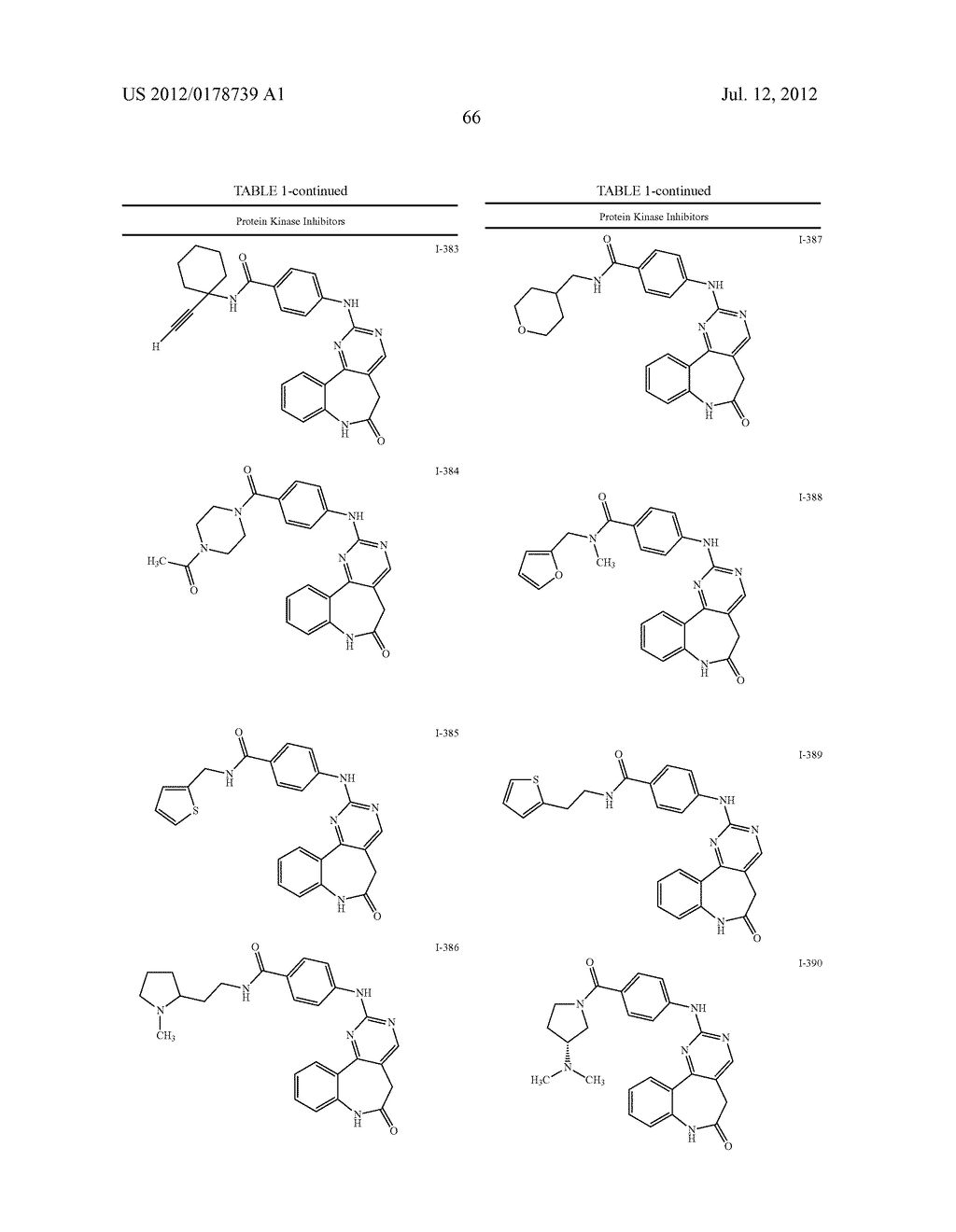 LACTAM COMPOUNDS USEFUL AS PROTEIN KINASE INHIBITORS - diagram, schematic, and image 67