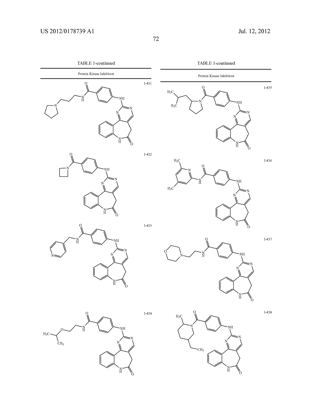 LACTAM COMPOUNDS USEFUL AS PROTEIN KINASE INHIBITORS - diagram, schematic, and image 73