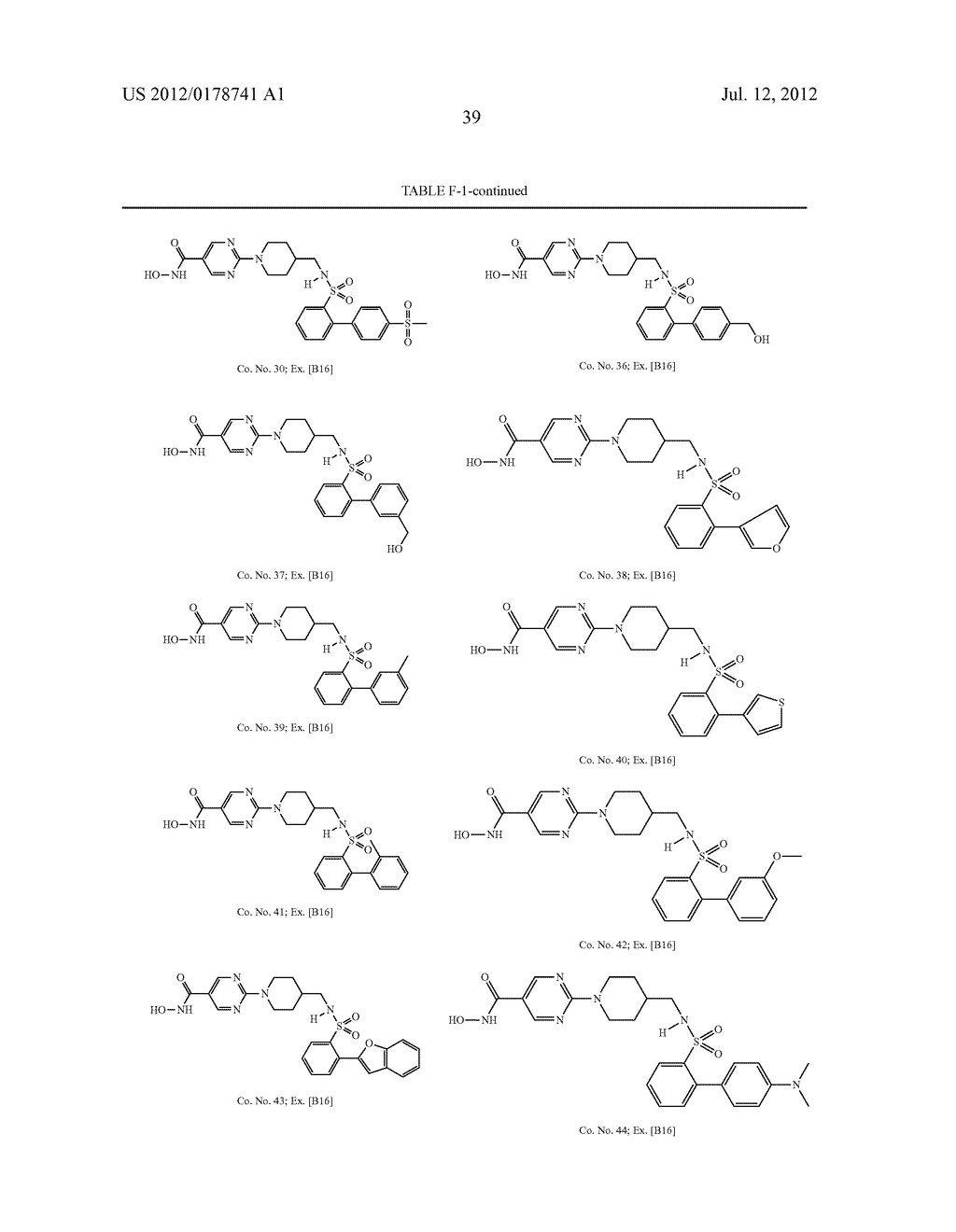 Sulfonylamino-Derivatives As Novel Inhibitors Of Histone Deacetylase - diagram, schematic, and image 40