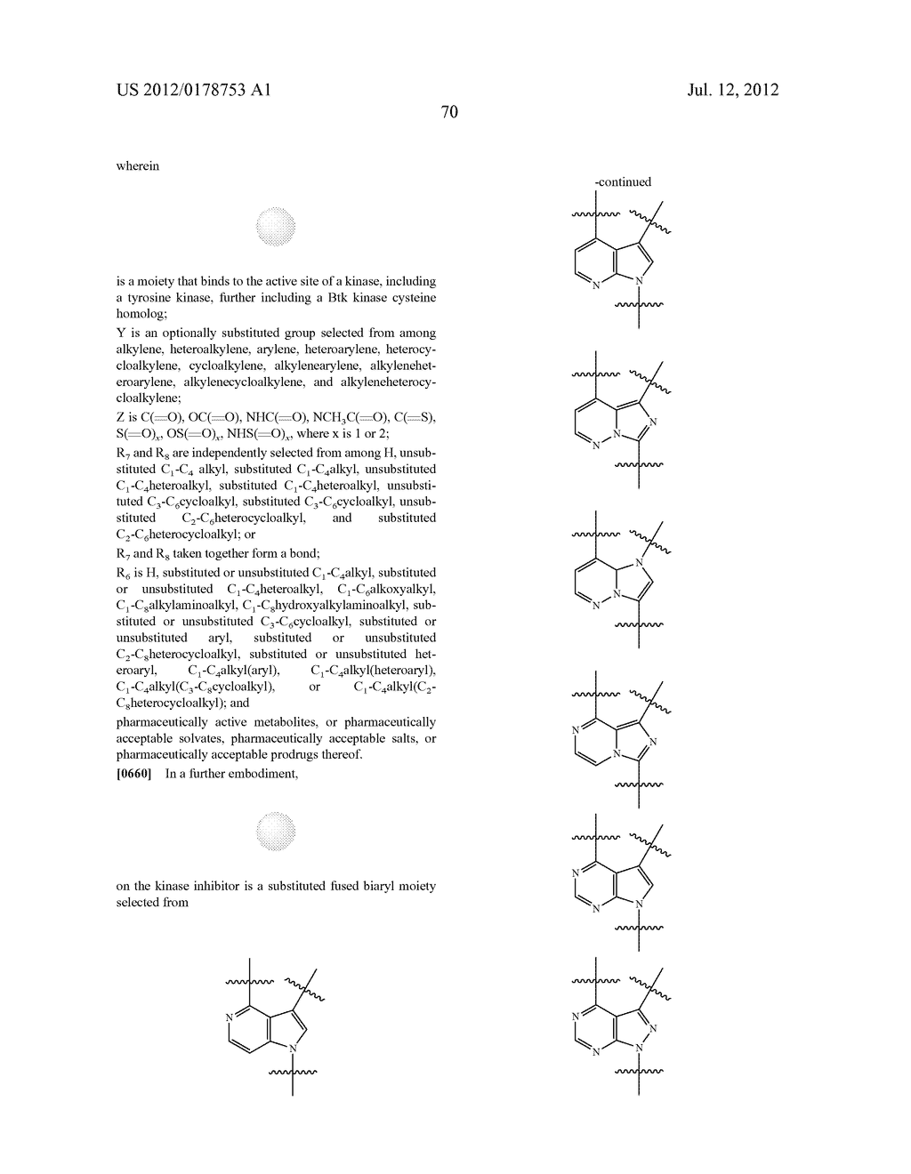 INHIBITORS OF BRUTON'S TYROSINE KINASE - diagram, schematic, and image 78