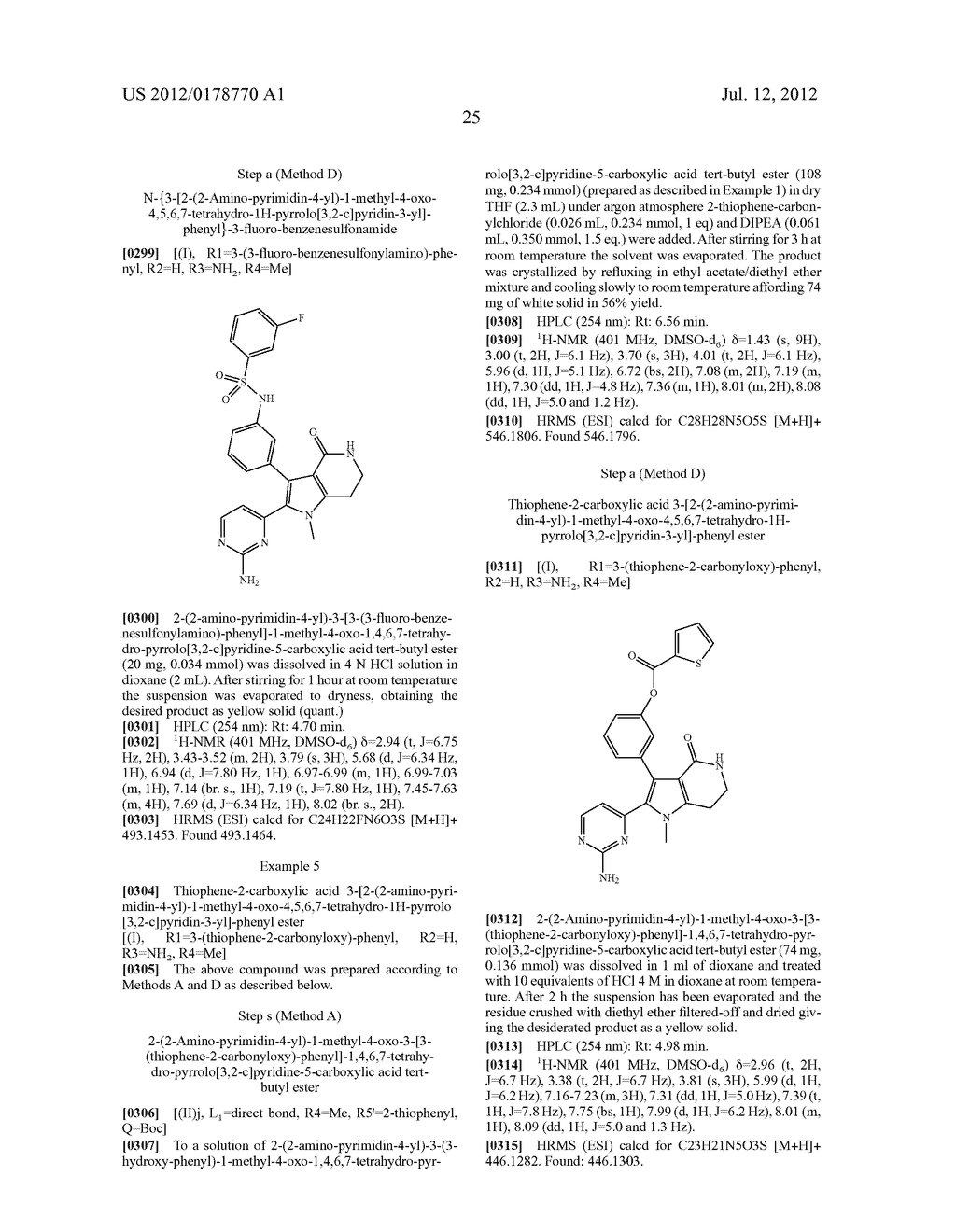 SUBSTITUTED PYRIMIDINYLPYRROLOPYRIDINONE DERIVATIVES, PROCESS FOR THEIR     PREPARATION AND THEIR USE AS KINASE INHIBITORS - diagram, schematic, and image 26