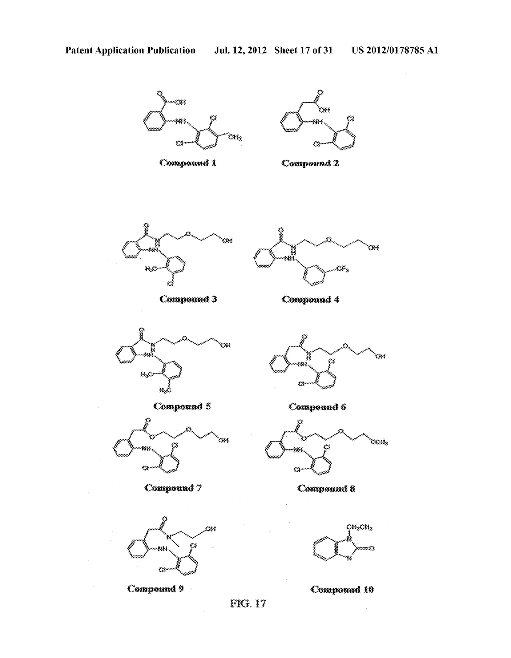 DERIVATIVES OF N-PHENYLANTHRANILIC ACID AND 2-BENZIMIDAZOLONE AS POTASSIUM     CHANNEL AND/OR NEURON ACTIVITY MODULATORS - diagram, schematic, and image 18