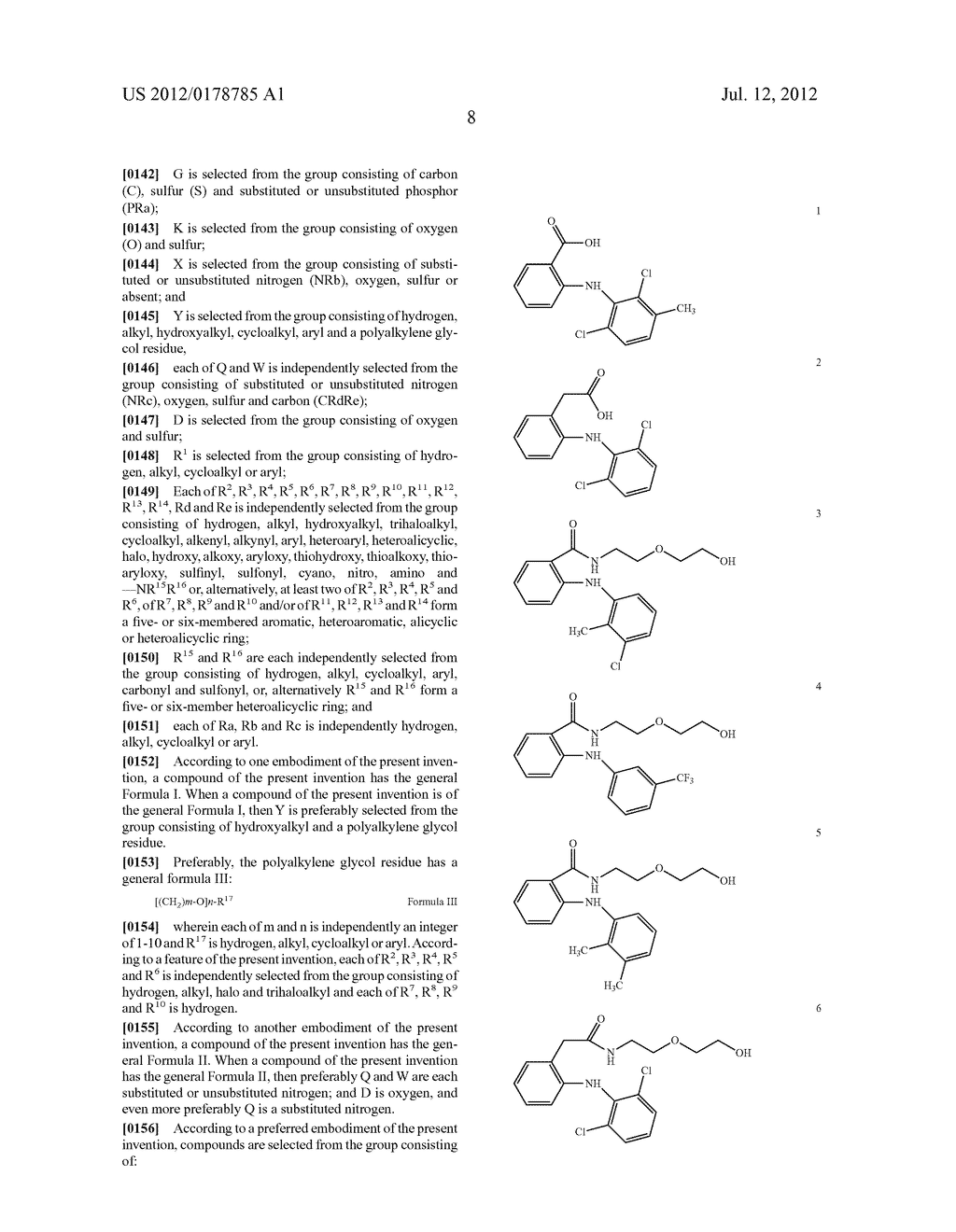 DERIVATIVES OF N-PHENYLANTHRANILIC ACID AND 2-BENZIMIDAZOLONE AS POTASSIUM     CHANNEL AND/OR NEURON ACTIVITY MODULATORS - diagram, schematic, and image 40