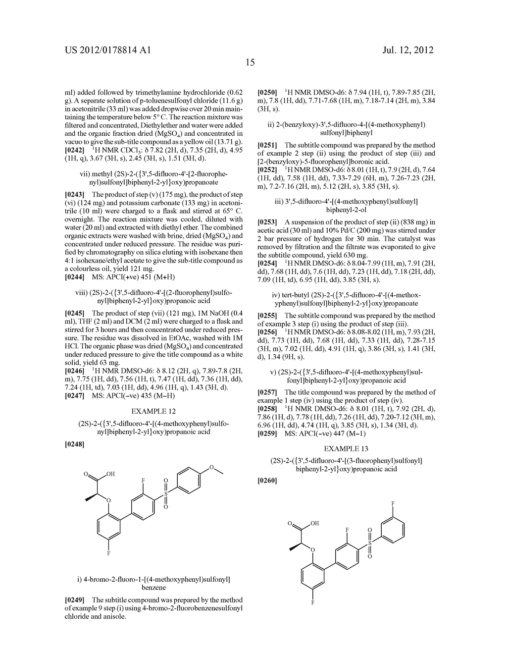 Biphenyloxyacetic Acid Derivatives for the Treatment of Respiratory     Disease - diagram, schematic, and image 16