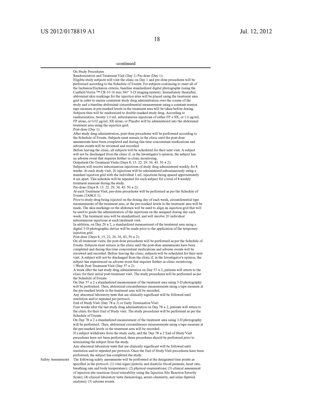 Selective, Lipophilic, and Long-Acting Beta Agonist Monotherapeutic     Formulations and Methods for the Cosmetic Treatment of Adiposity and     Contour Bulging - diagram, schematic, and image 21