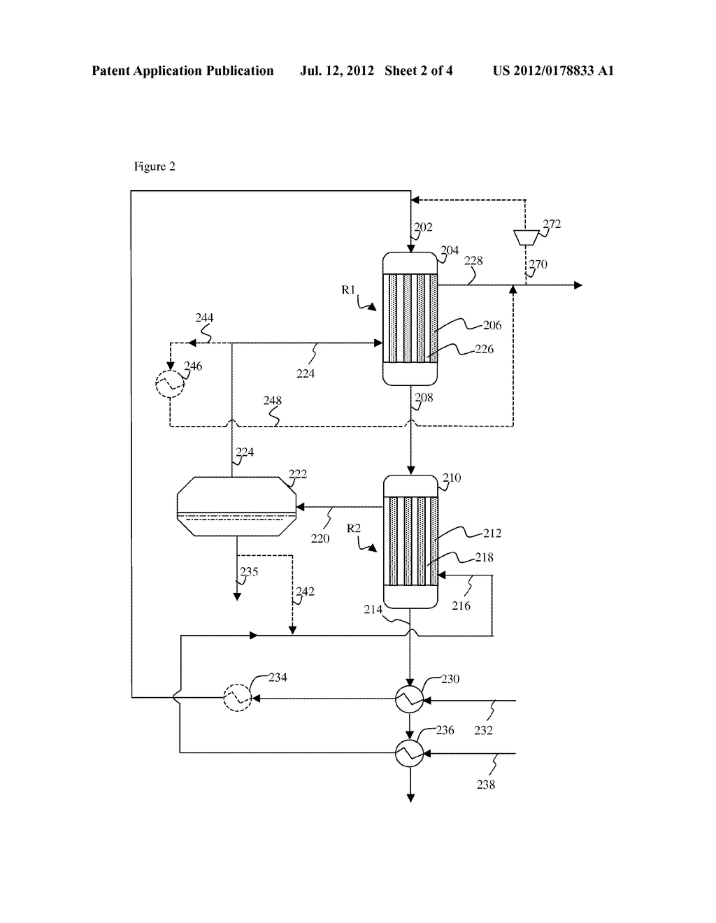 PROCESS FOR THE PRODUCTION OF METHANE - diagram, schematic, and image 03