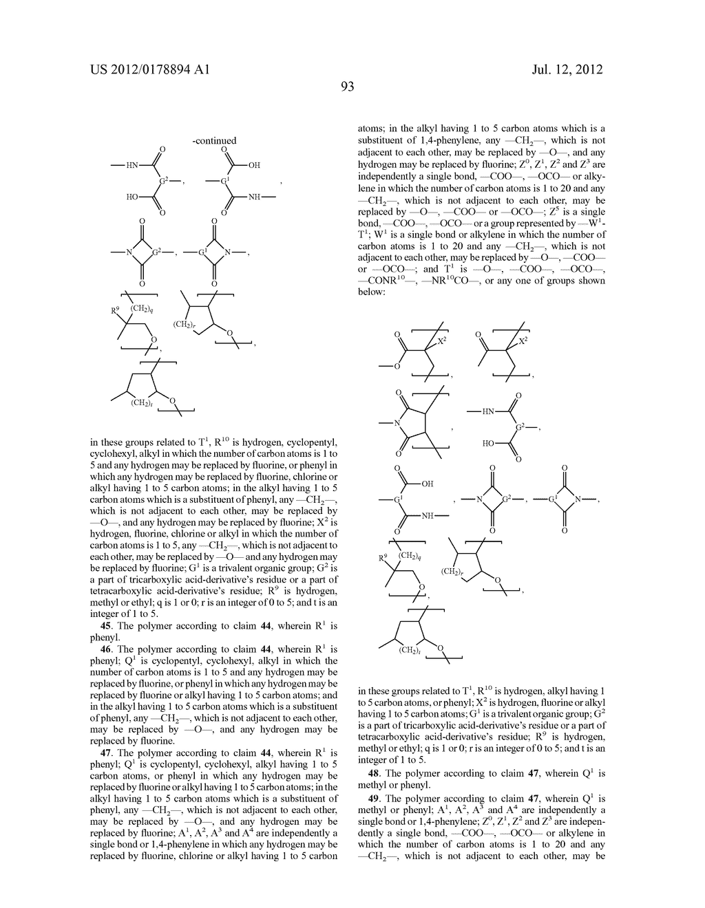 COMPOUND HAVING SILSESQUIOXANE SKELETON AND ITS POLYMER - diagram, schematic, and image 94