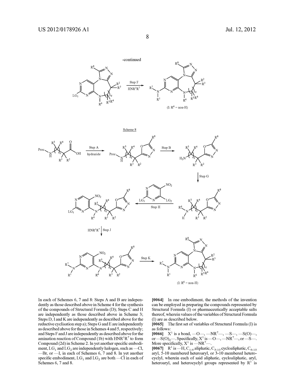 METHODS FOR PREPARING PYRIMIDINE DERIVATIVES USEFUL AS PROTEIN KINASE     INHIBITORS - diagram, schematic, and image 09